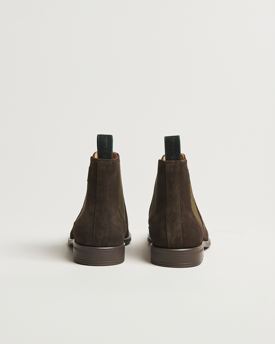 Herre | PS Paul Smith Cedric Suede Chelsea Boot Dark Brown | PS Paul Smith | Cedric Suede Chelsea Boot Dark Brown