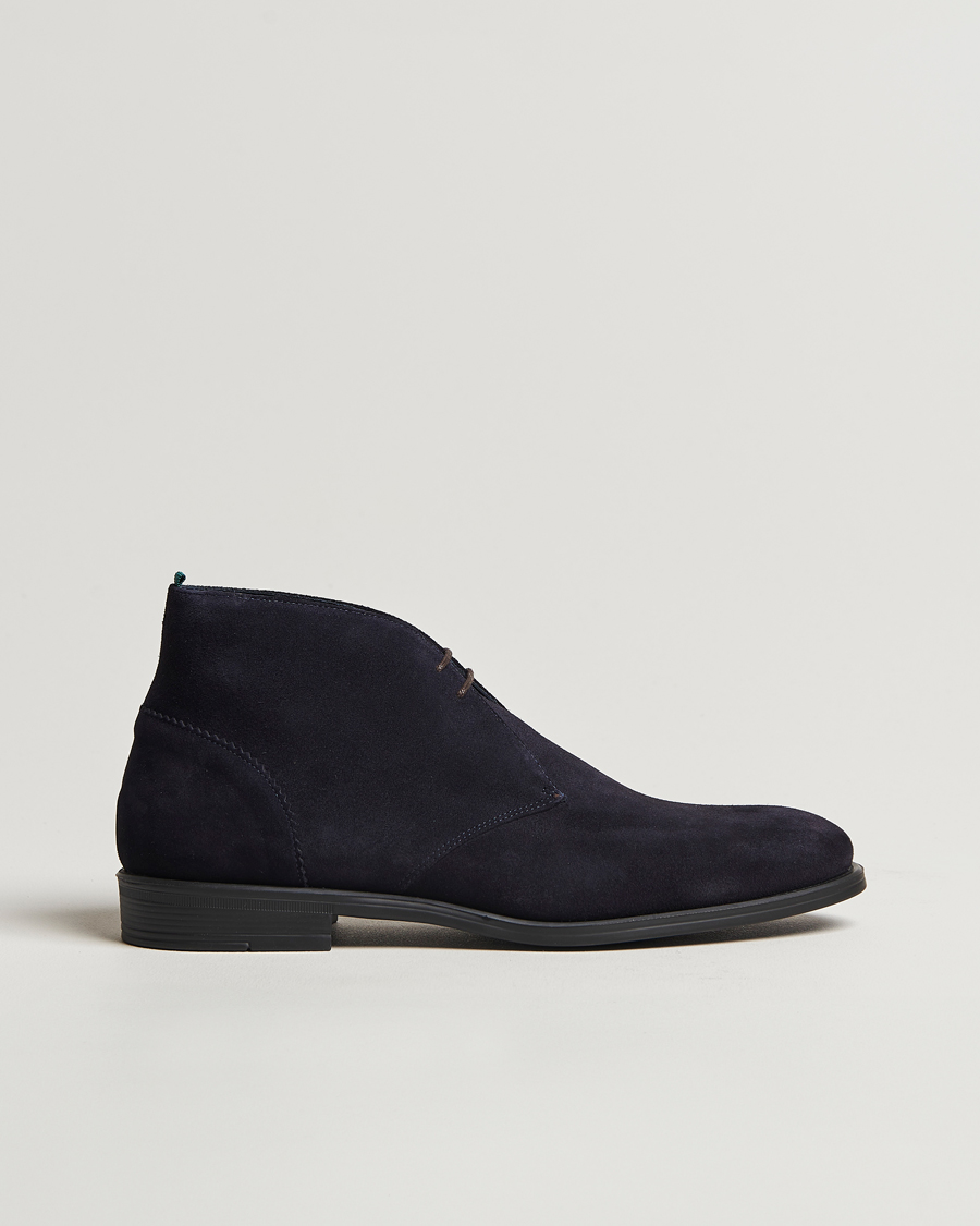 Herre | PS Paul Smith Drummond Suede Chukka Boot Navy | PS Paul Smith | Drummond Suede Chukka Boot Navy