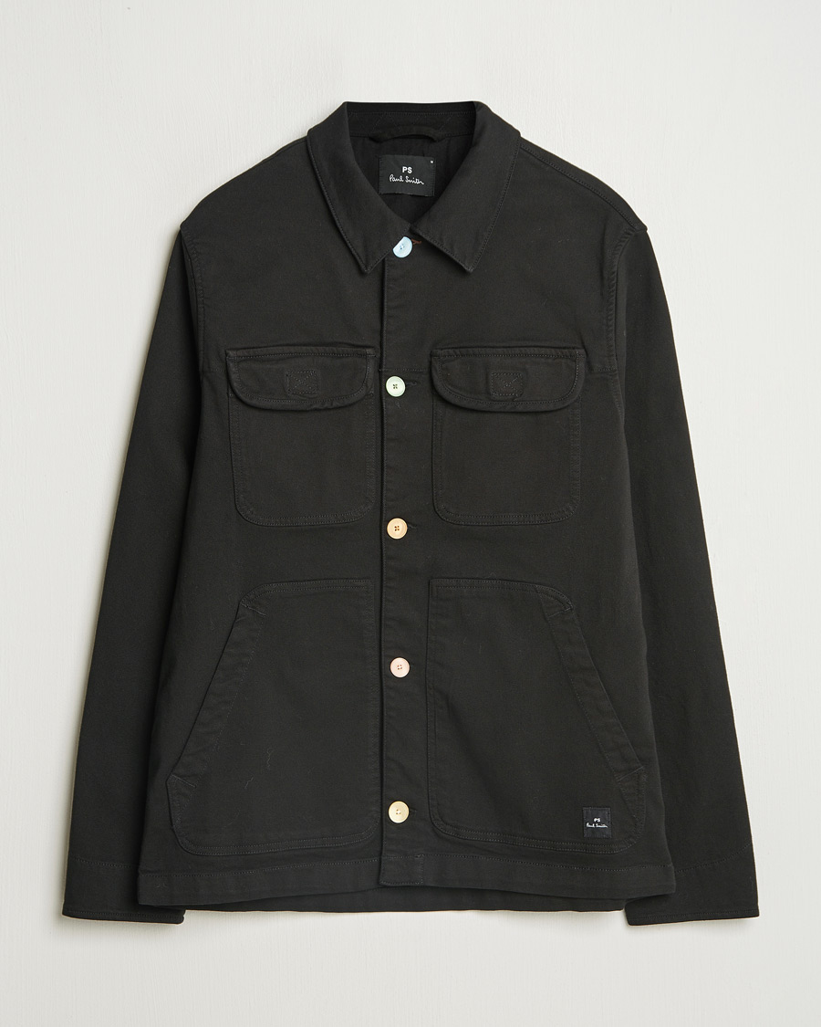 Herre | Skjorter | PS Paul Smith | 4 Pocket Overshirt Black