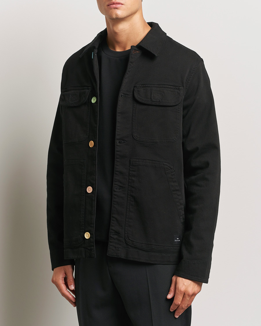 Herre | Skjorter | PS Paul Smith | 4 Pocket Overshirt Black