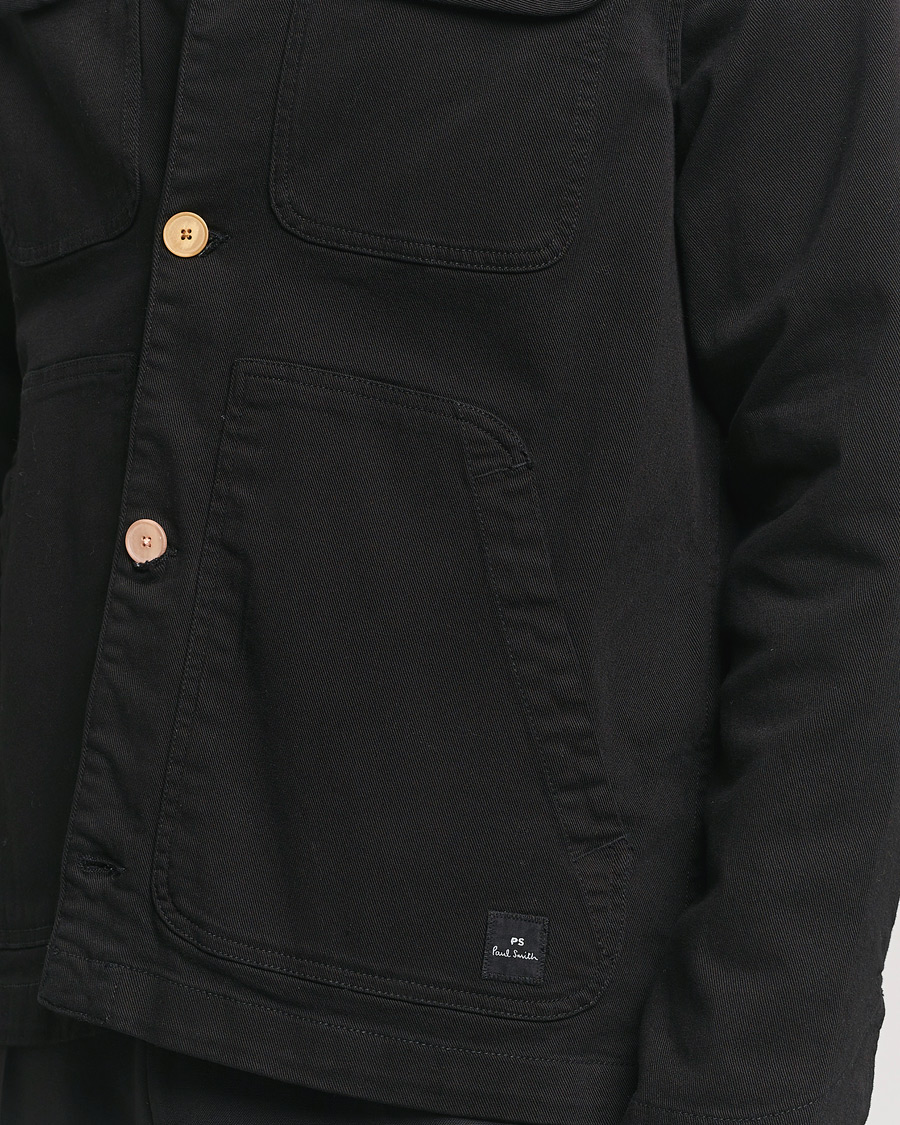 Herre | Skjorter | PS Paul Smith | 4 Pocket Overshirt Black