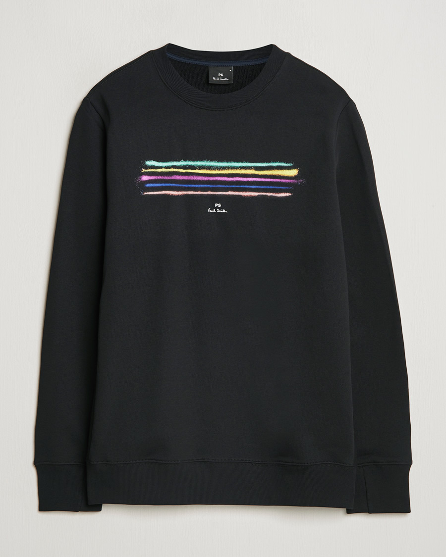 Herre | Trøjer | PS Paul Smith | Zebra Crew Neck Sweatshirt Black