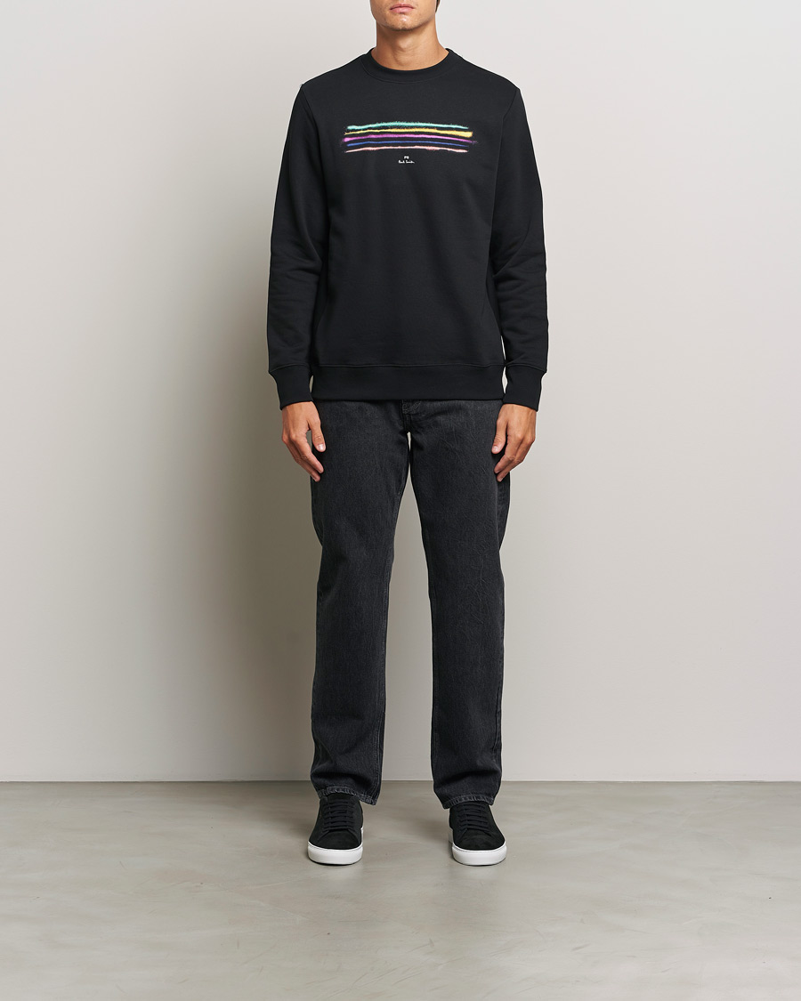 Herre | Trøjer | PS Paul Smith | Zebra Crew Neck Sweatshirt Black