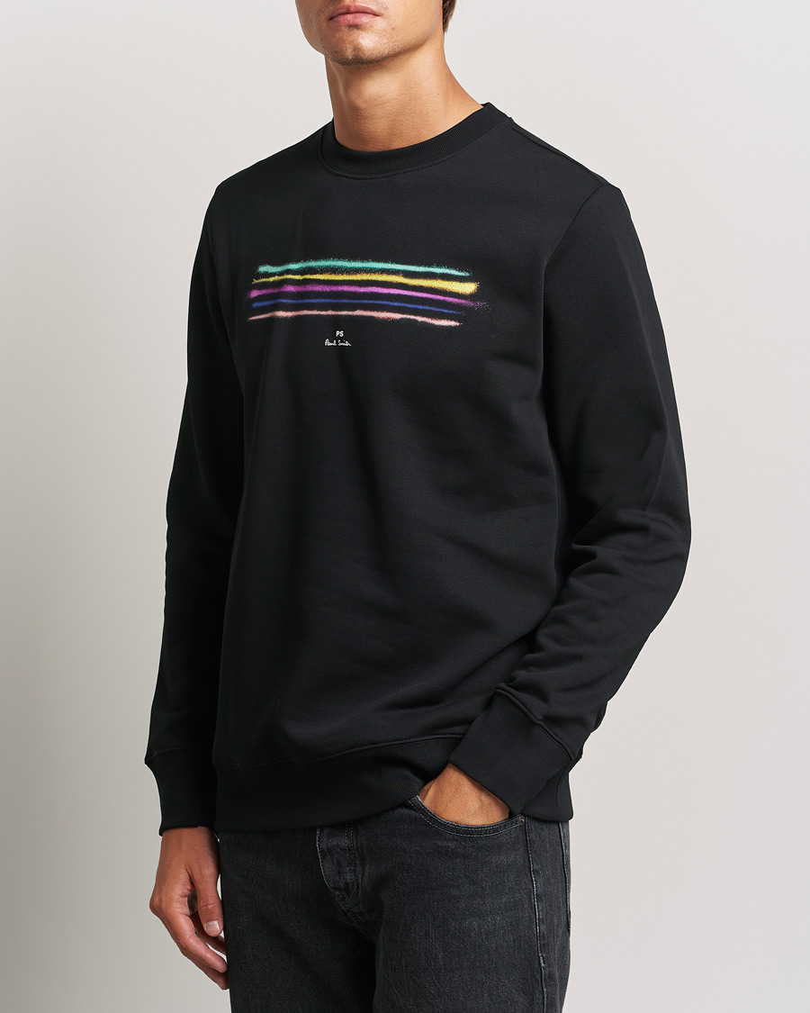 Herre | Trøjer | PS Paul Smith | Zebra Crew Neck Sweatshirt Black