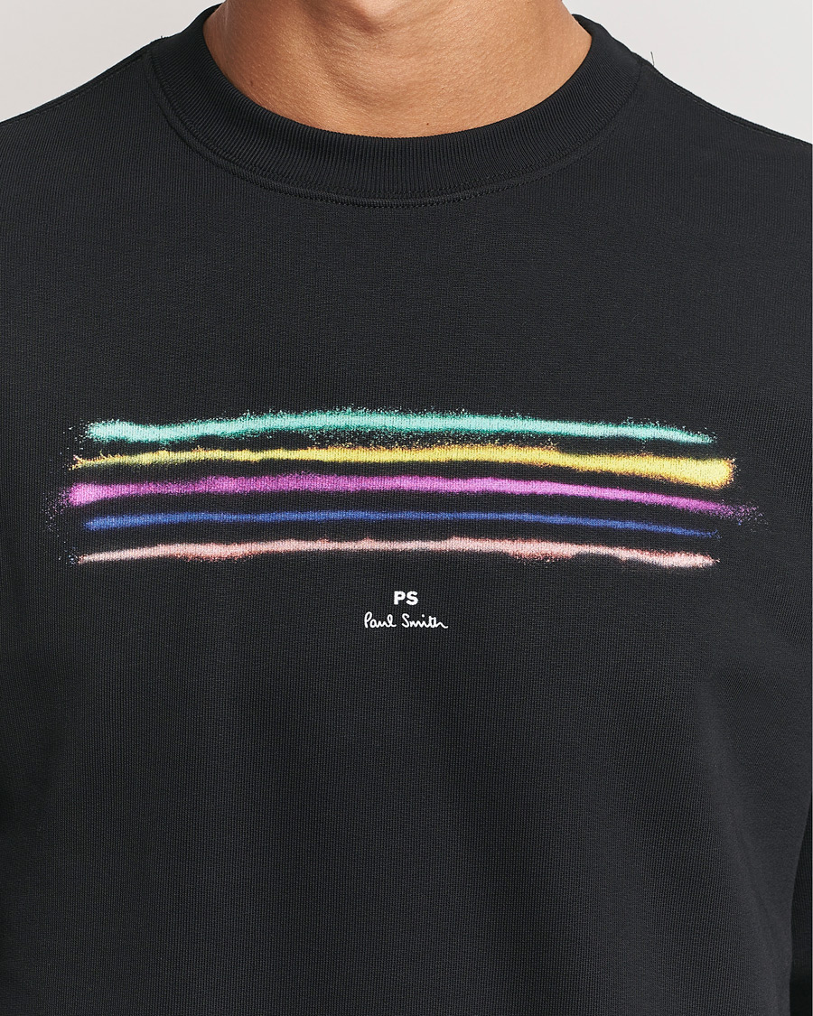 Herre | Trøjer | PS Paul Smith | Zebra Crew Neck Sweatshirt Black