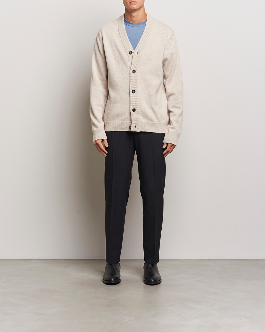 Herre | Trøjer | PS Paul Smith | Merino Wool Cardigan Off White