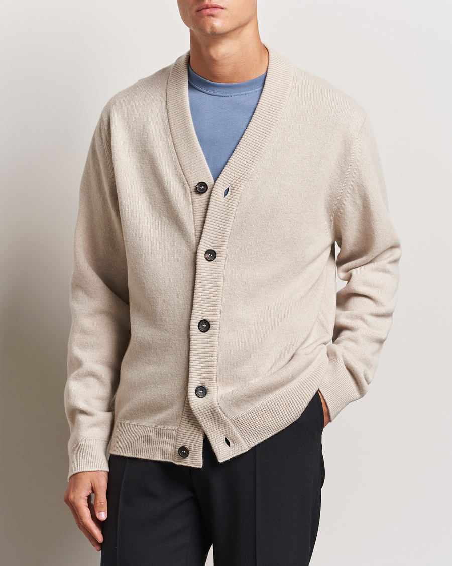Herre | Trøjer | PS Paul Smith | Merino Wool Cardigan Off White