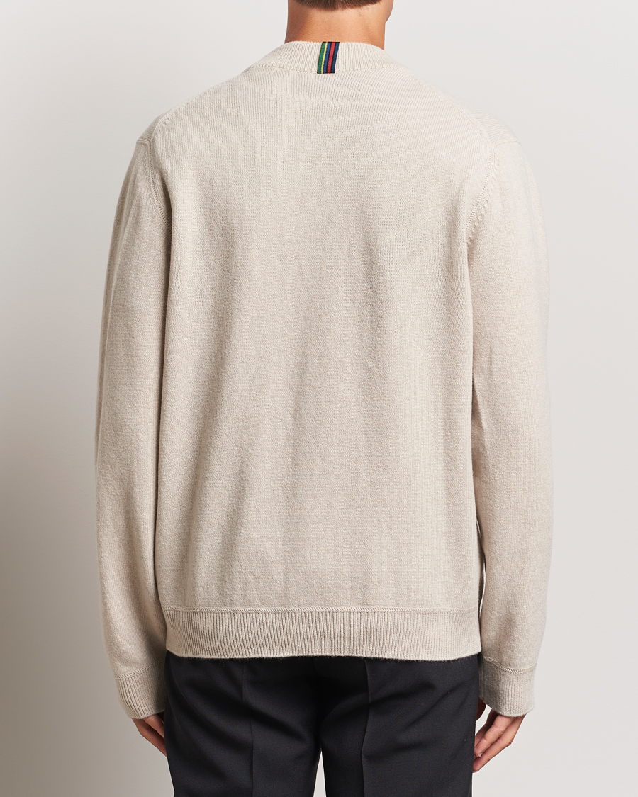 Herre | Trøjer | PS Paul Smith | Merino Wool Cardigan Off White