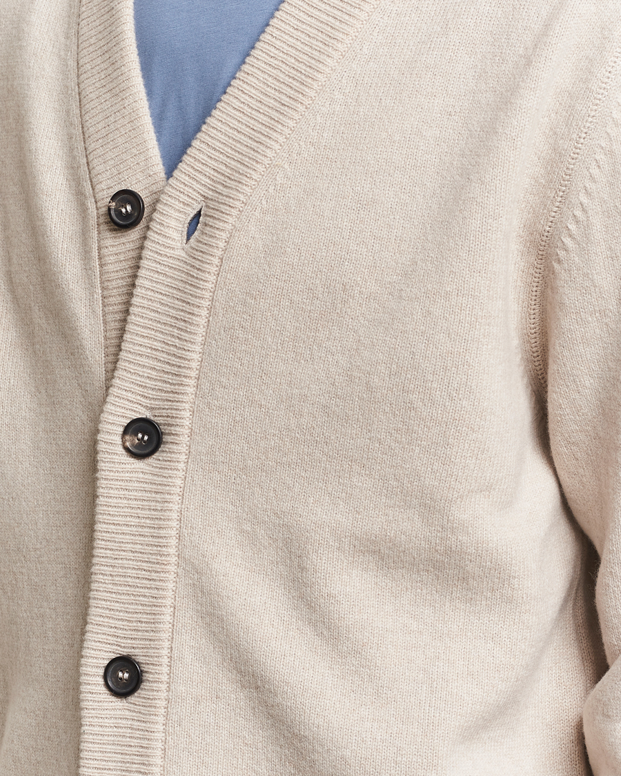 Herre | Trøjer | PS Paul Smith | Merino Wool Cardigan Off White