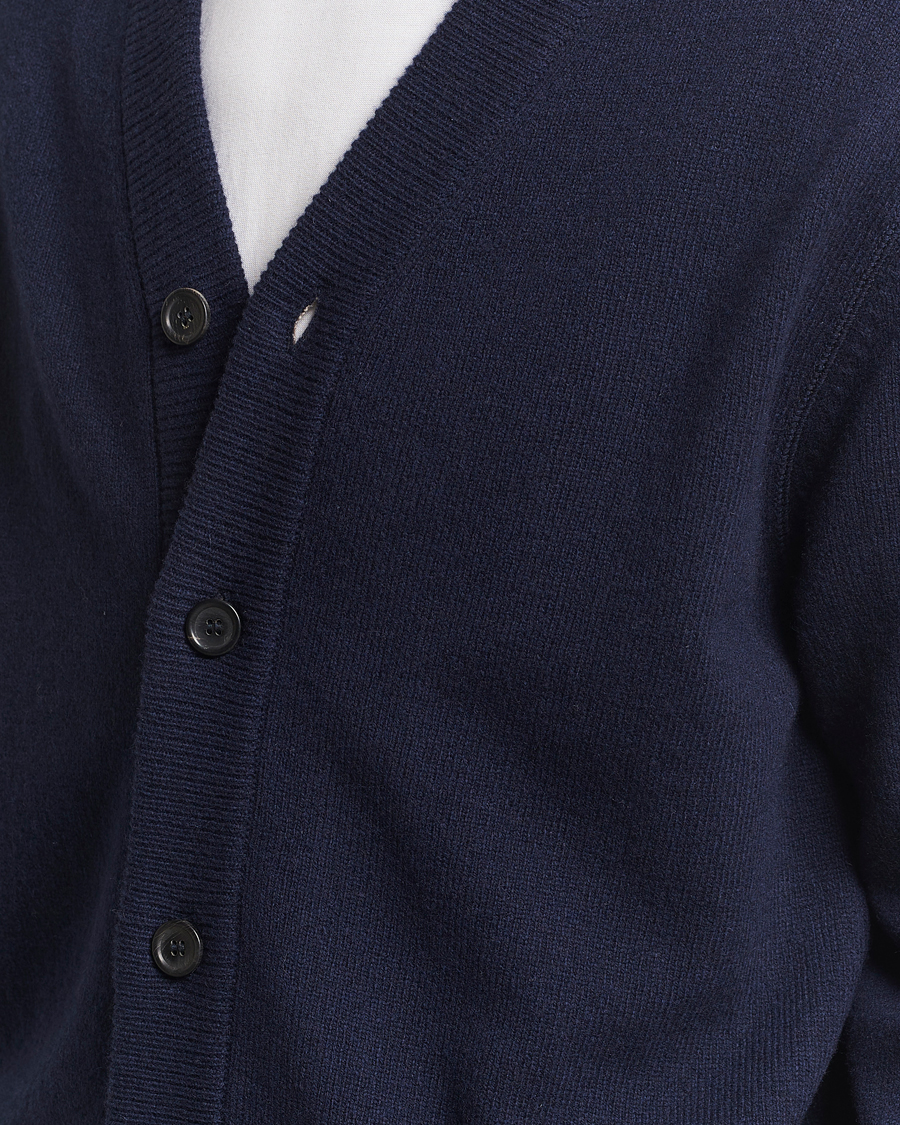 Herre | Trøjer | PS Paul Smith | Merino Wool Cardigan Navy
