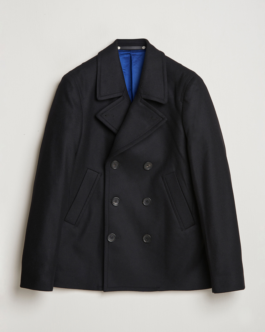 Herre | Jakker | PS Paul Smith | Wool Peacoat Black