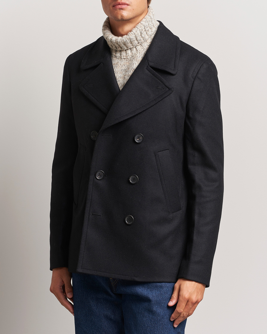 Herre | Jakker | PS Paul Smith | Wool Peacoat Black