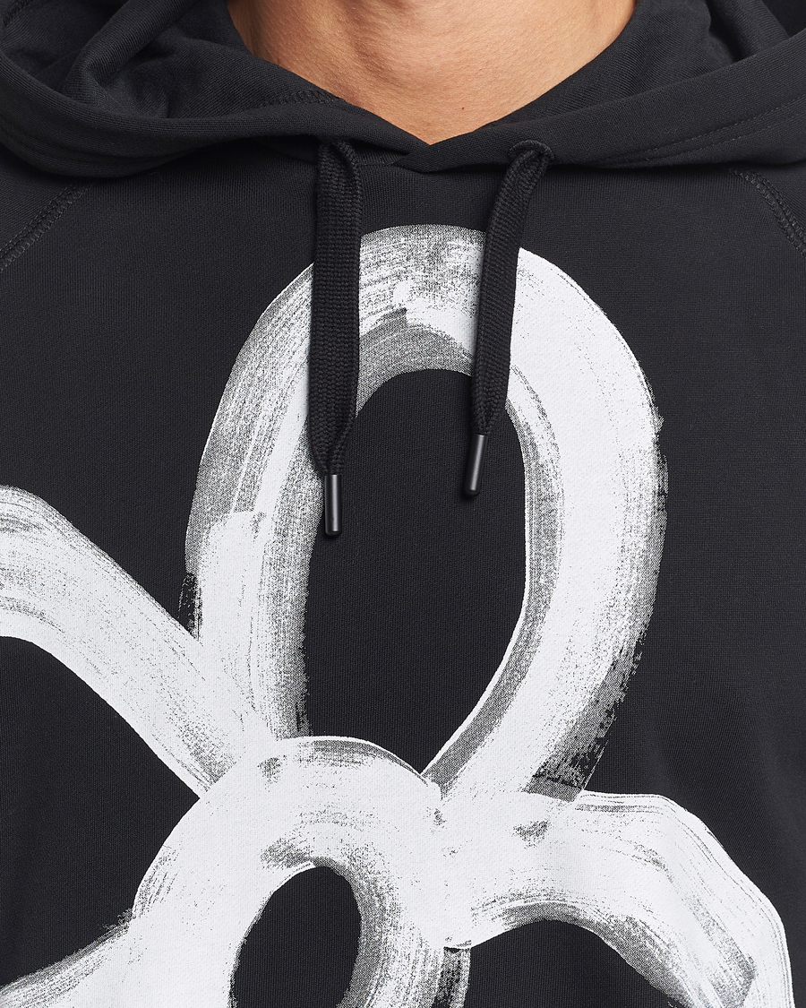 Herre | Trøjer | PS Paul Smith | Happy Flower Hoodie Black