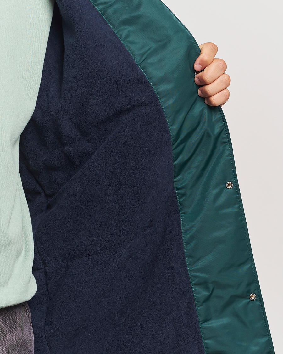 Herre | Jakker | Drôle de Monsieur | La Parka Slogan Coat Dark Green