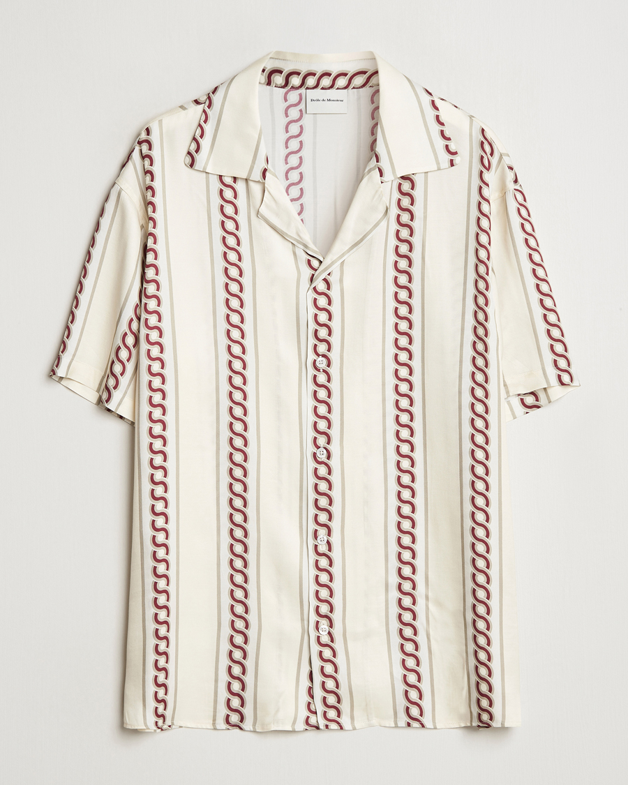 Herre | Skjorter | Drôle de Monsieur | Link Cuban Shirt Ecru