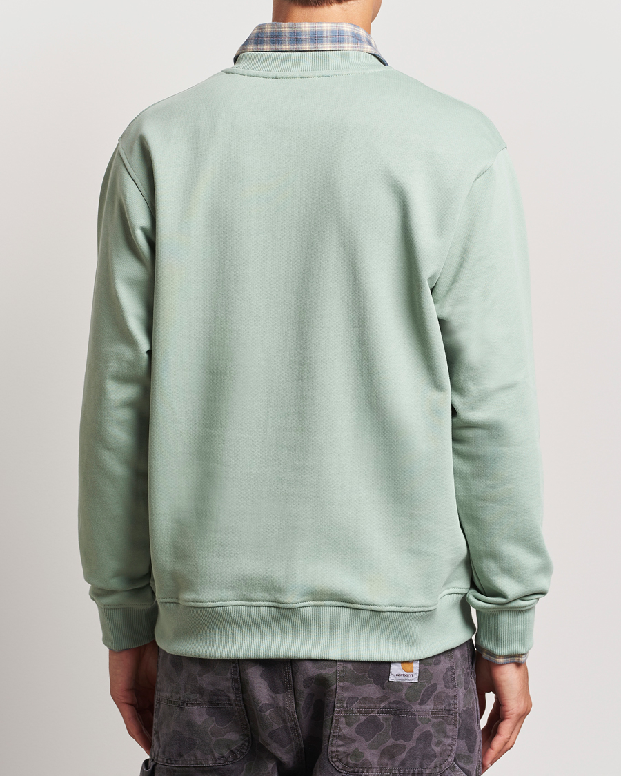 Herre | Trøjer | Drôle de Monsieur | Classic Slogan Sweatshirt Water Green