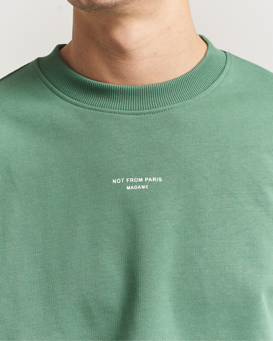 Herre | Trøjer | Drôle de Monsieur | Classic Slogan Sweatshirt Water Green