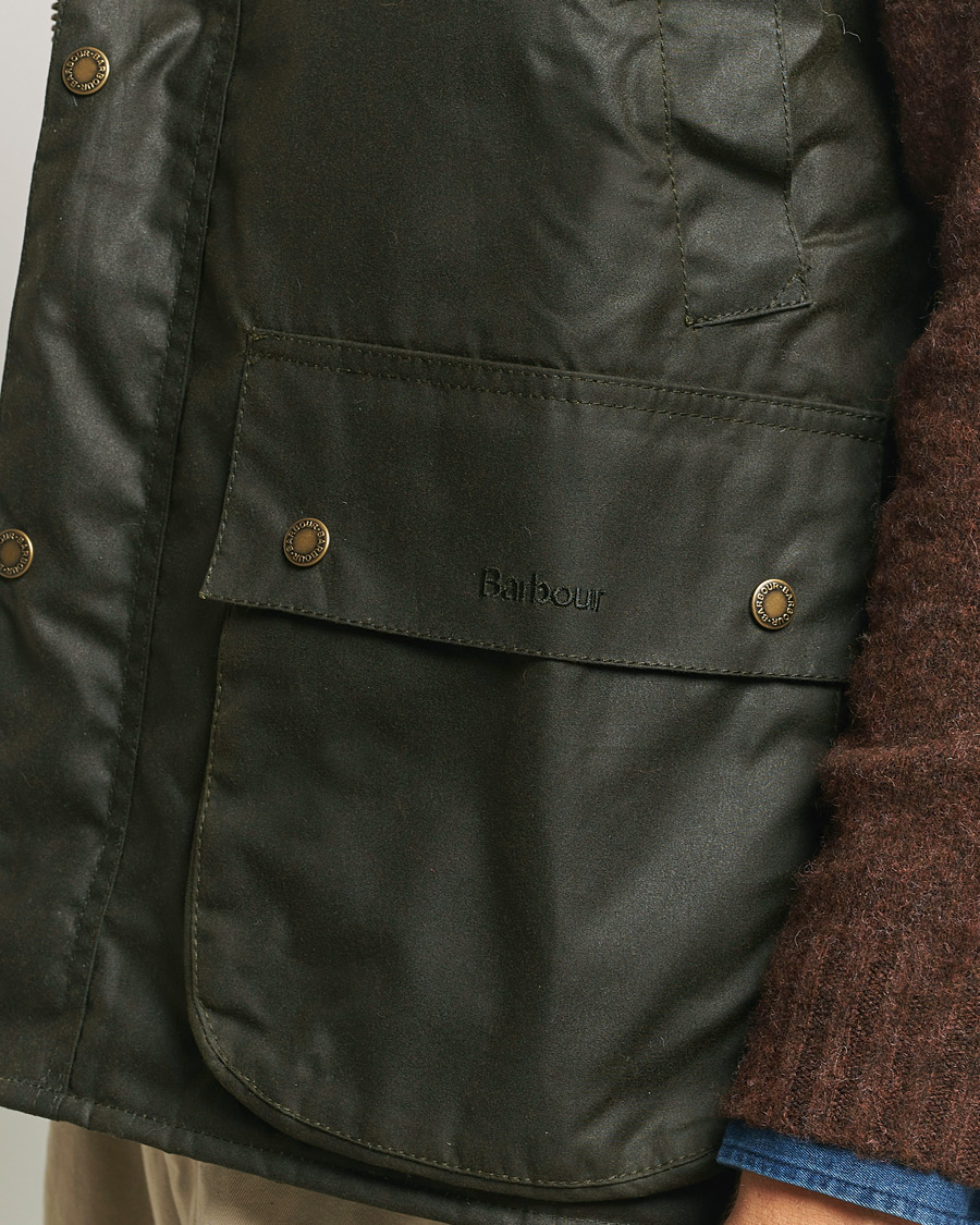 Herre | Jakker | Baracuta | x Barbour Wax Gilet Olive