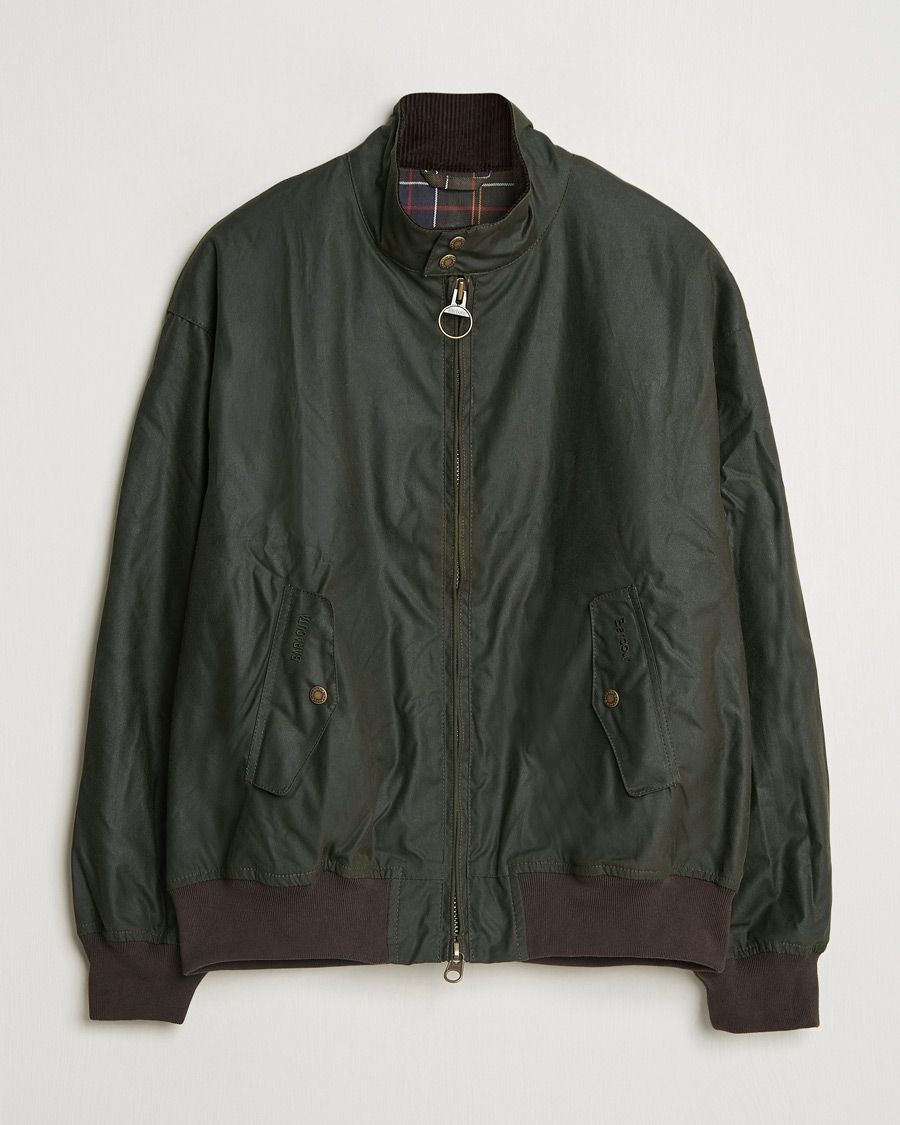 Herre | Jakker | Baracuta | x Barbour Wax Jacket Olive