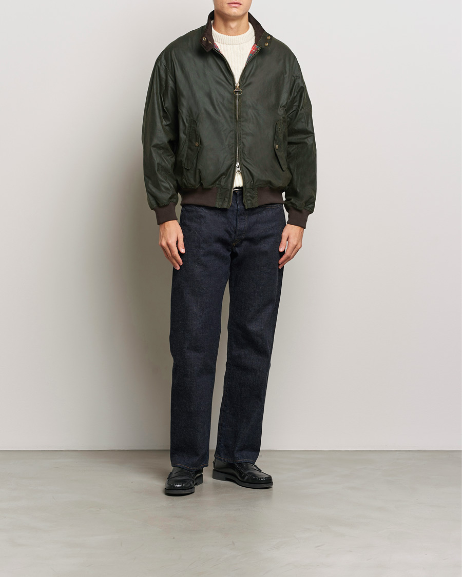 Herre | Jakker | Baracuta | x Barbour Wax Jacket Olive
