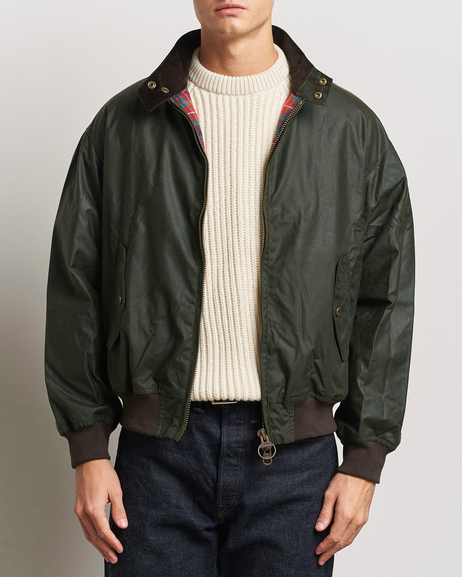 Herre | Jakker | Baracuta | x Barbour Wax Jacket Olive