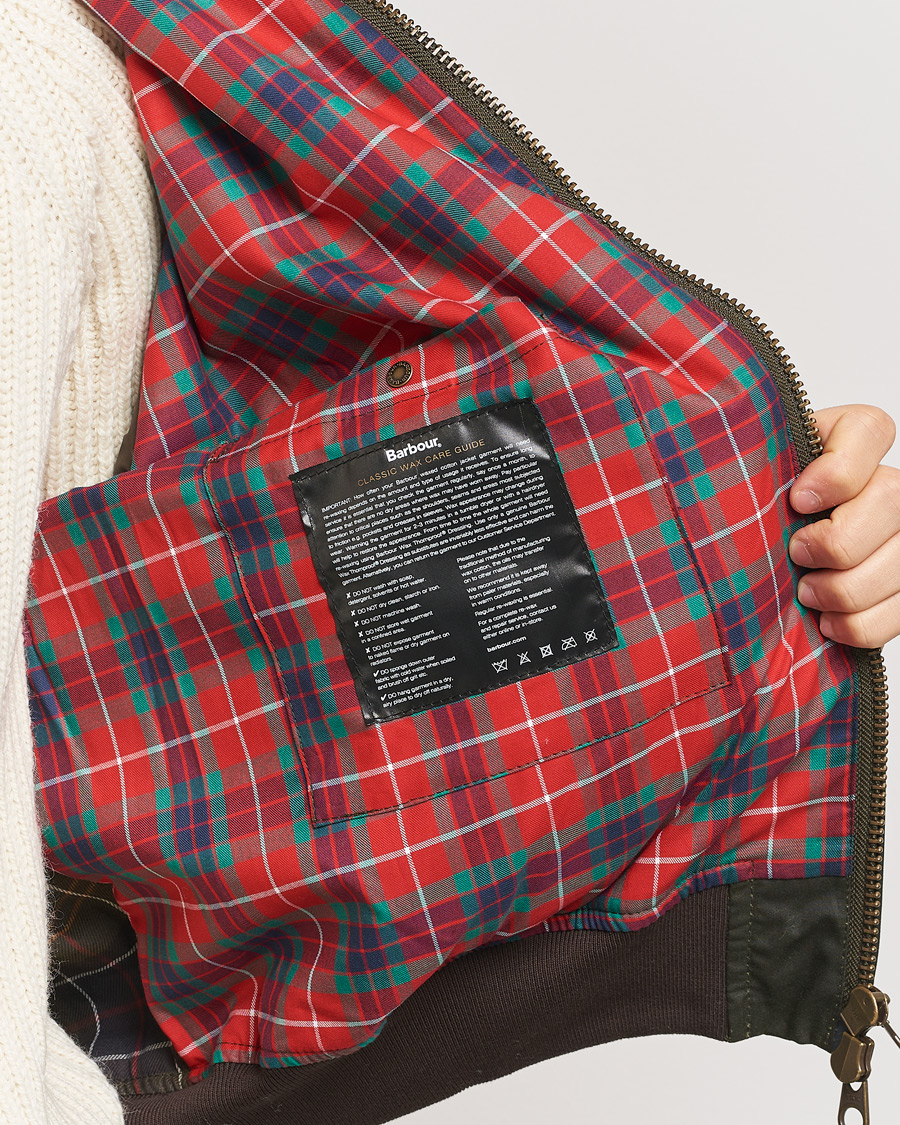 Herre | Jakker | Baracuta | x Barbour Wax Jacket Olive