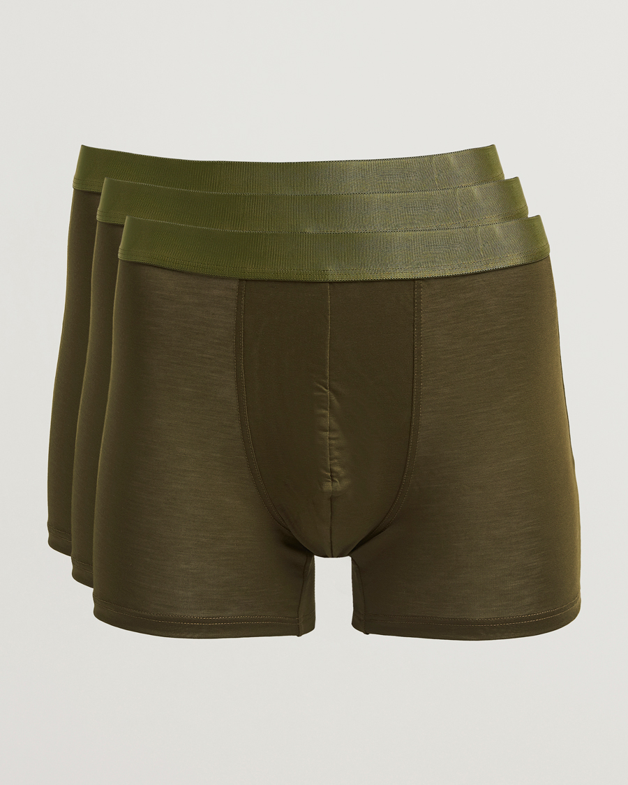 Herre | Undertøj | CDLP | 3-Pack Boxer Briefs Olive Green
