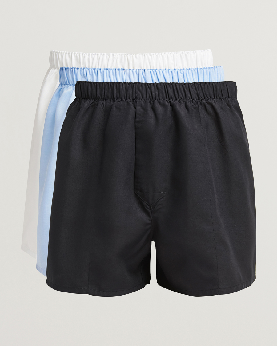 Herre | Undertøj | CDLP | 3-Pack Boxer Shorts Classic Black/White/Sky Blue