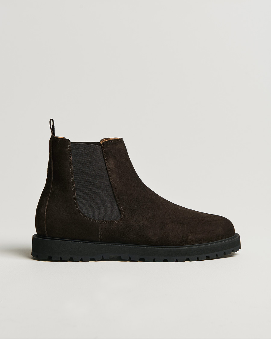 Herre | CQP Crest Suede Chelsea Boot Dark Brown | CQP | Crest Suede Chelsea Boot Dark Brown