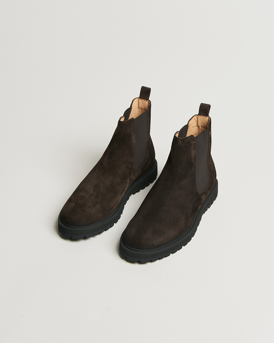 Herre | CQP Crest Suede Chelsea Boot Dark Brown | CQP | Crest Suede Chelsea Boot Dark Brown