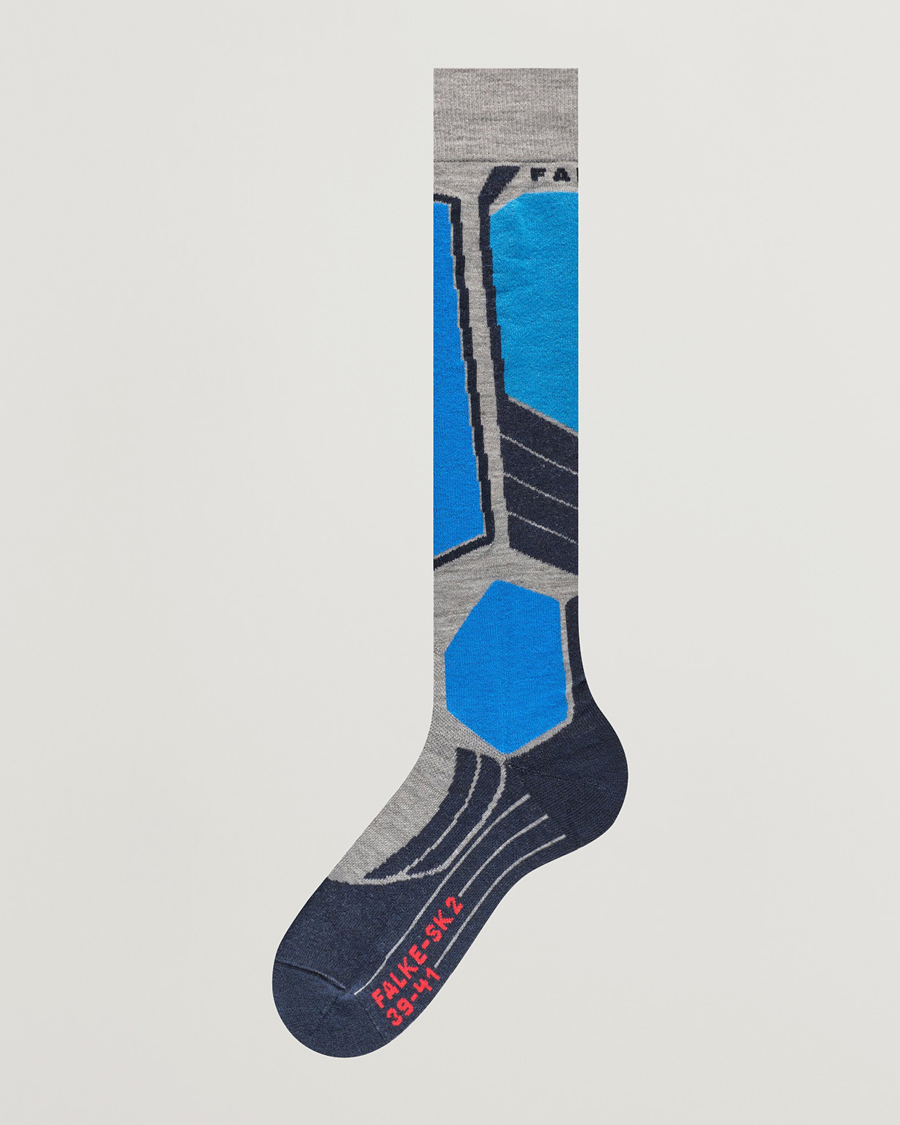 Herre | Undertøj | Falke Sport | SK2 Intermediate Wool Knee High Socks Light Grey