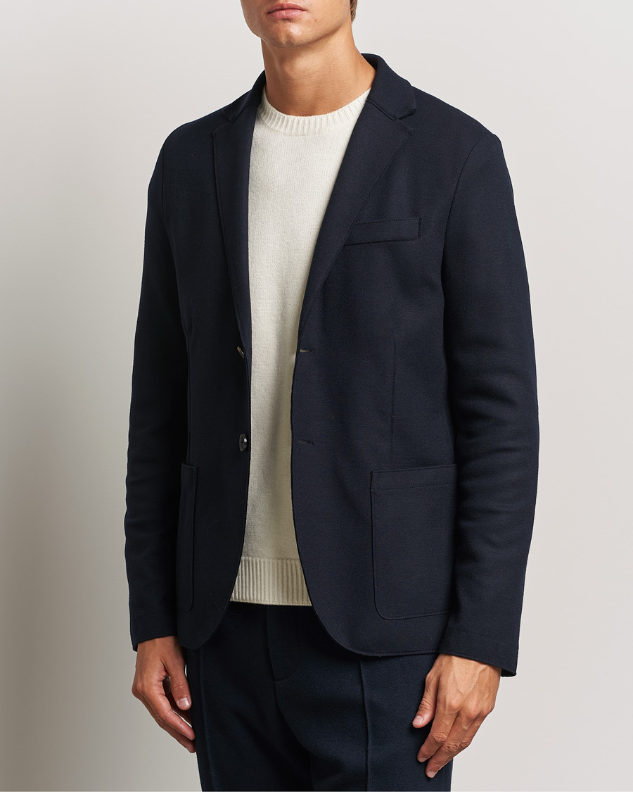 Herre | Blazere & jakker | Harris Wharf London | Two Button Superfine Merino Blazer Navy