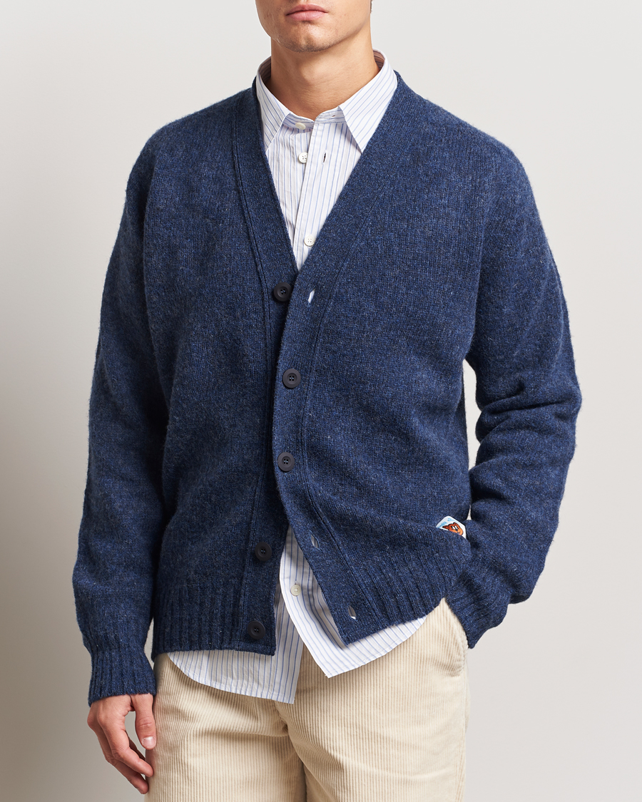 Herre | Trøjer | Howlin' | Shaggy Bear Cardigan Denim