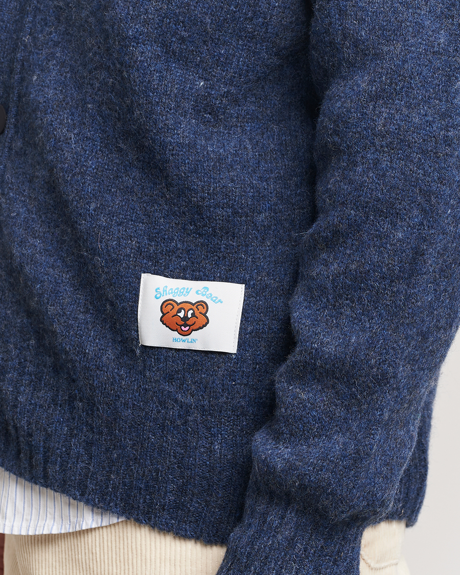 Herre | Trøjer | Howlin' | Shaggy Bear Cardigan Denim