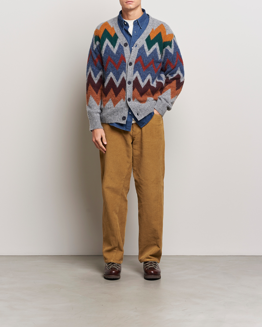 Herre | Trøjer | Howlin' | Brushed Wool Cardigan Med Grey
