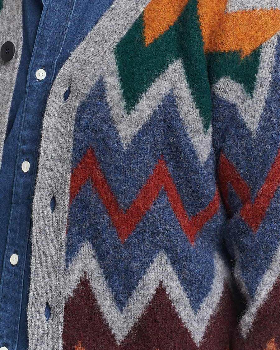 Herre | Trøjer | Howlin' | Brushed Wool Cardigan Med Grey
