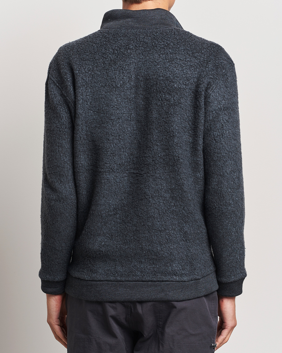Herre | Trøjer | Houdini | Alto Wool/Tencel Half Zip True Black