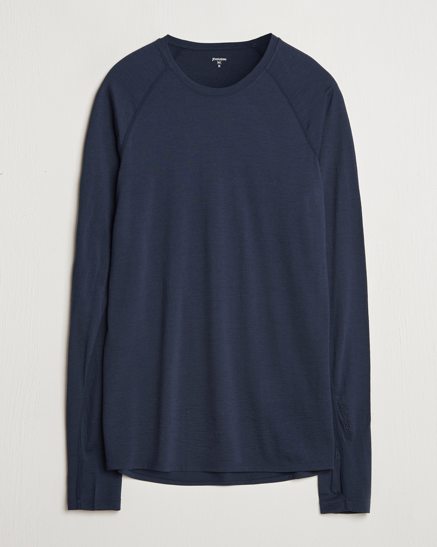 Herre | Trøjer | Houdini | Desoli Merino Light Crew Blue Illusion