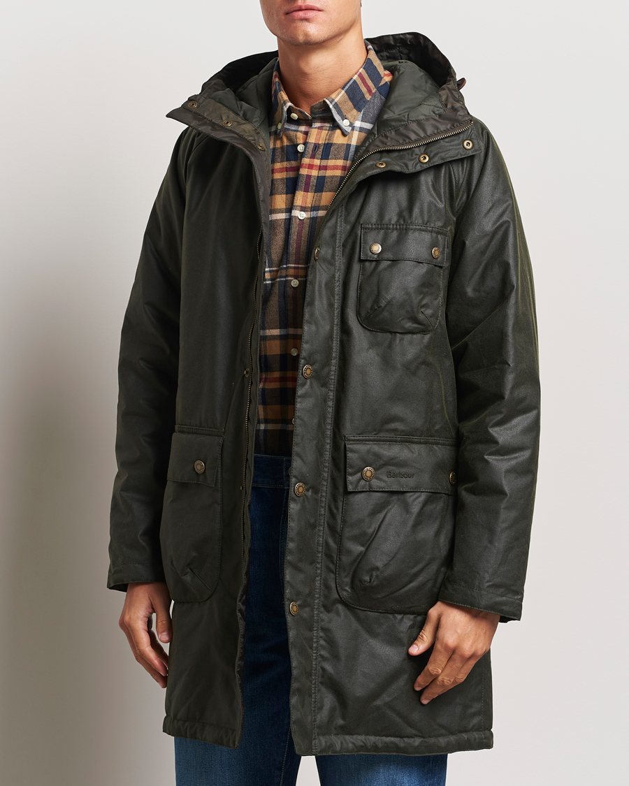 Barbour Lifestyle Winter Wax Parka Fern CareOfCarl