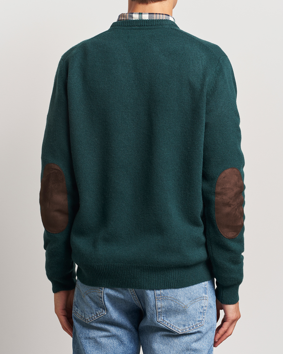 Herre | Trøjer | Barbour Lifestyle | Patch Crew Evergreen
