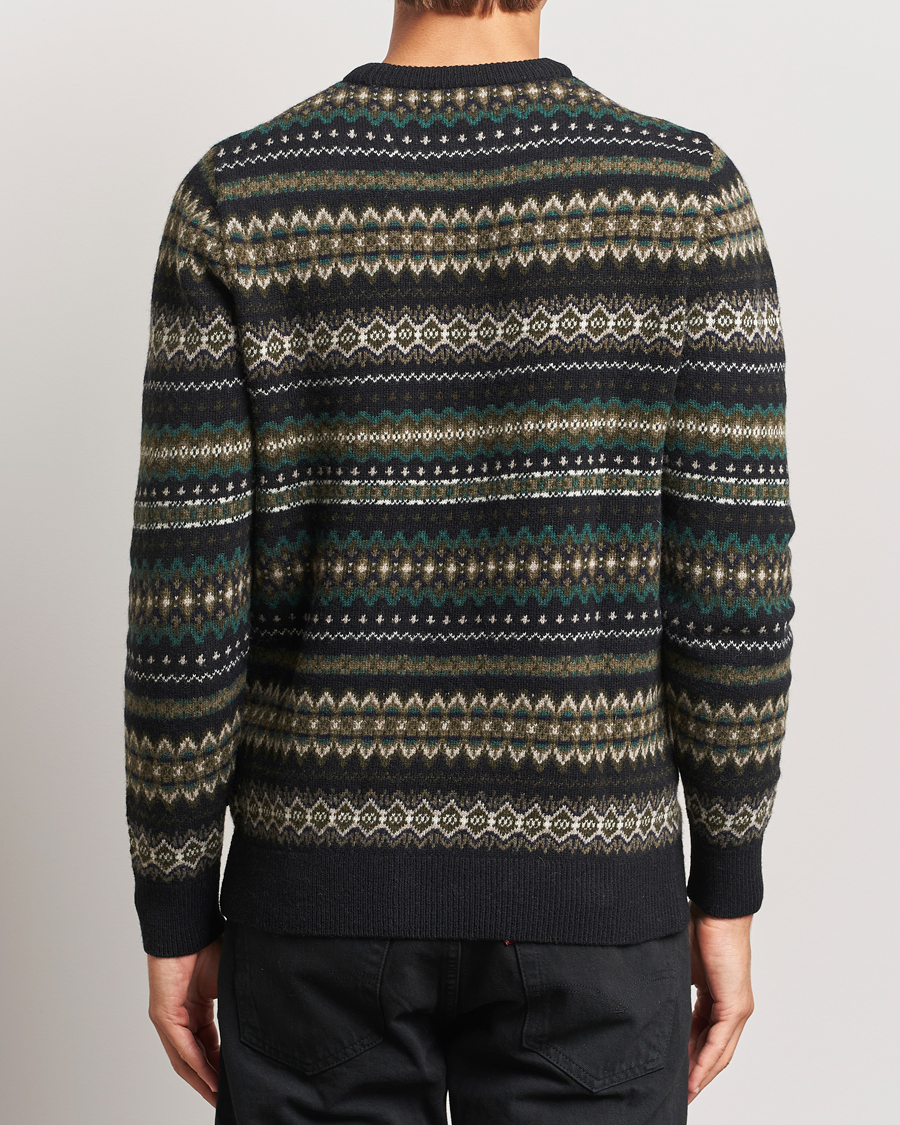 Herre | Trøjer | Barbour Lifestyle | Case Fairisle Crew Black