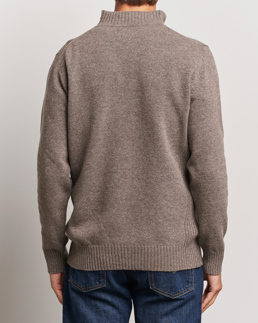 Herre | Trøjer | Barbour Lifestyle | Essential Lambswool Half Zip Dark Stone