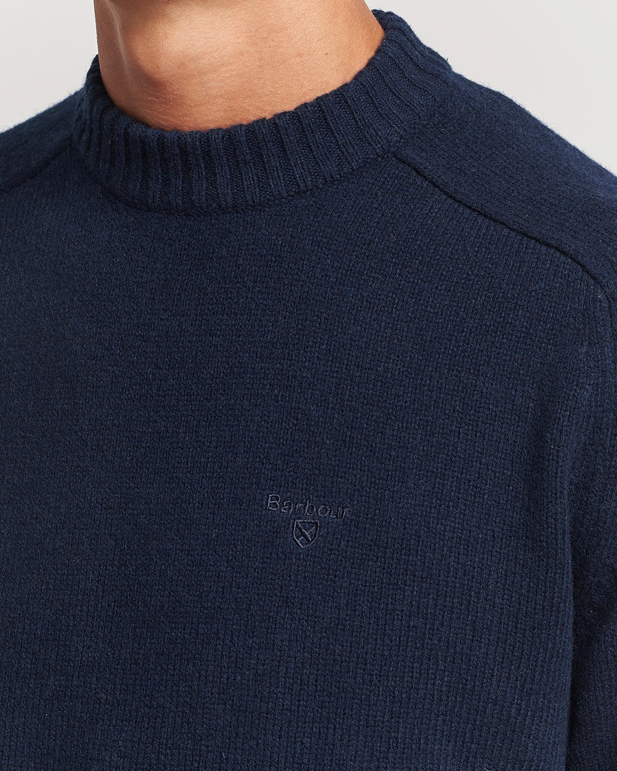 Herre | Trøjer | Barbour Lifestyle | Grangetown Lambswool Crewneck Navy