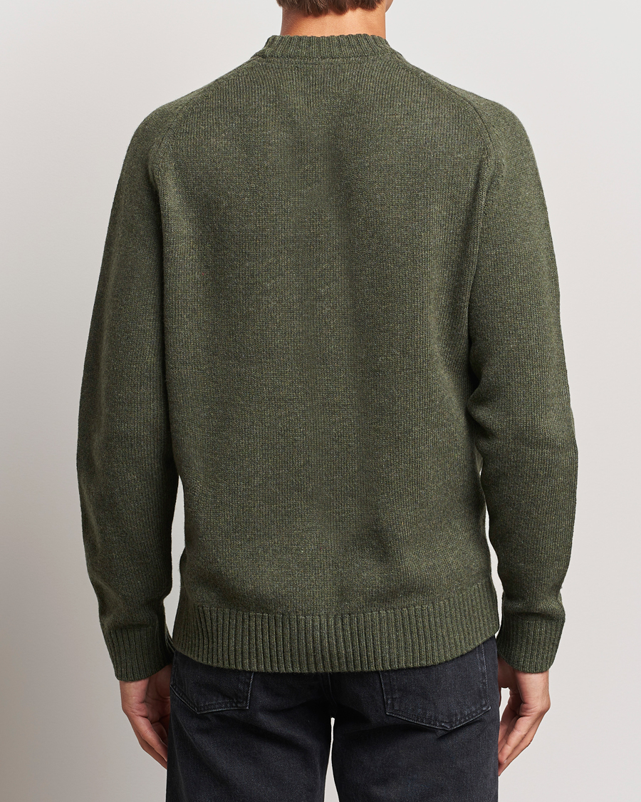 Herre | Trøjer | Barbour Lifestyle | Grangetown Lambswool Crewneck Olive