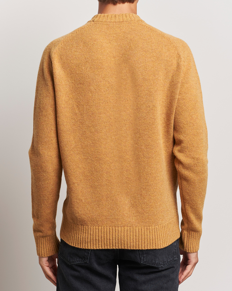 Herre | Trøjer | Barbour Lifestyle | Grangetown Lambswool Crewneck Harvest Gold