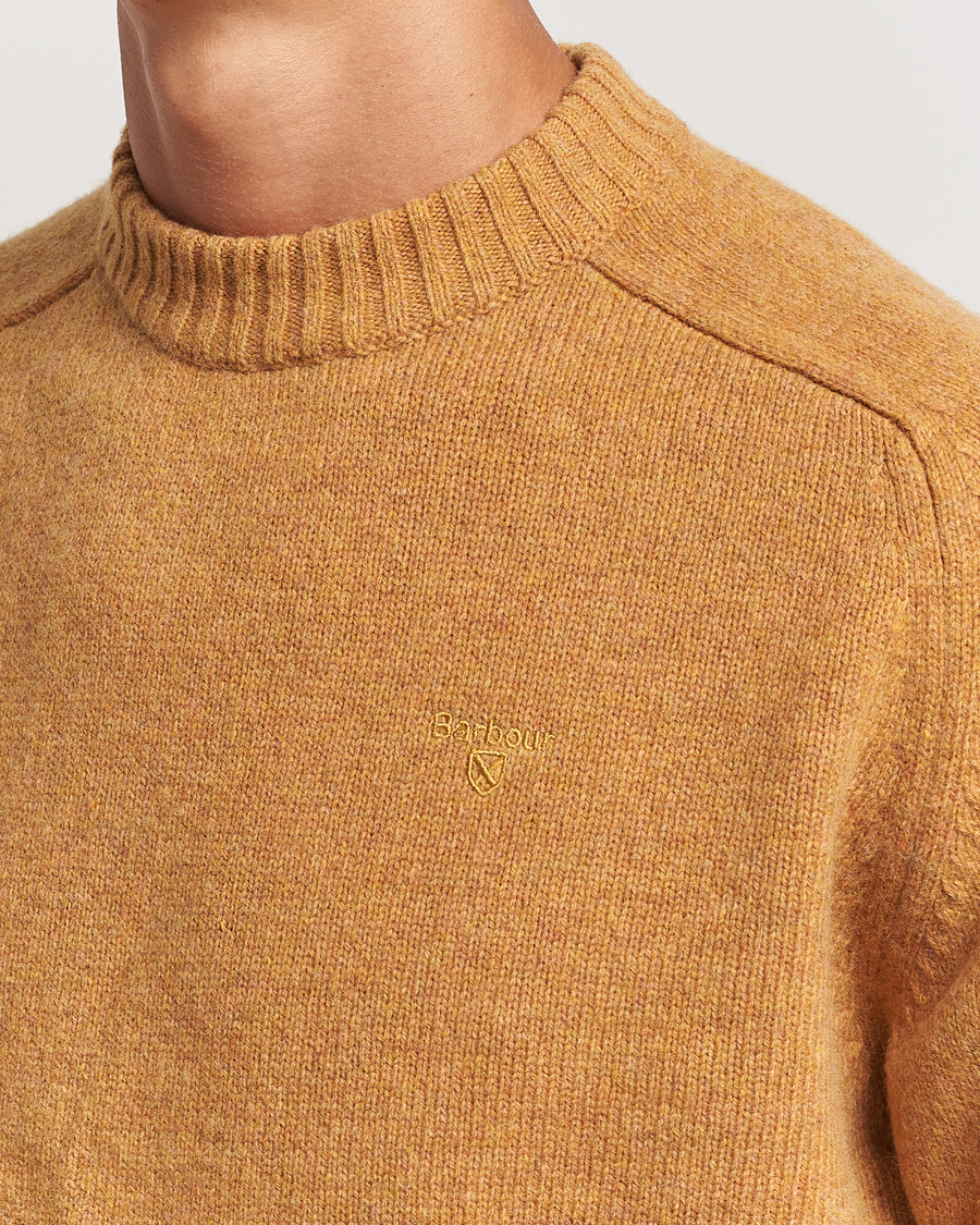 Herre | Trøjer | Barbour Lifestyle | Grangetown Lambswool Crewneck Harvest Gold