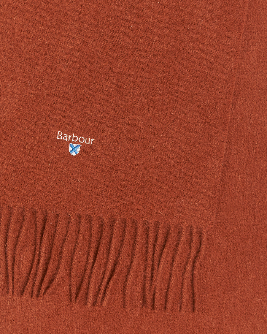 Herre | Barbour Lifestyle Plain Lambswool Scarf Dark Ginger | Barbour Lifestyle | Plain Lambswool Scarf Dark Ginger