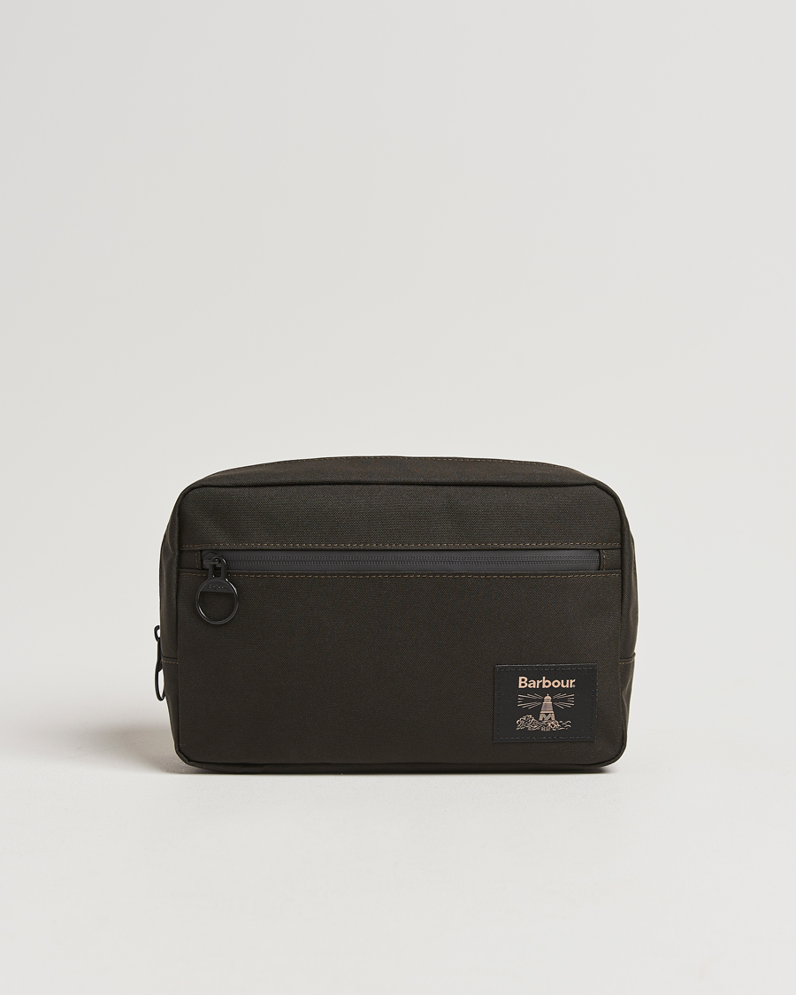 Herre | Tasker | Barbour Lifestyle | Field Canvas Washbag Olive/Black