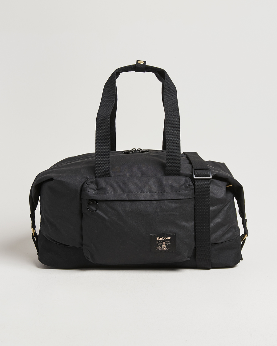 Herre | Barbour Lifestyle Field Wax Holdall Black | Barbour Lifestyle | Field Wax Holdall Black