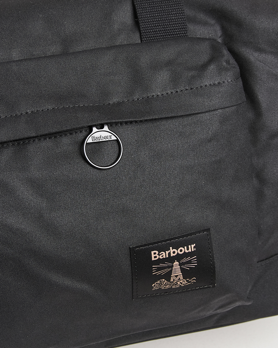 Herre | Barbour Lifestyle Field Wax Holdall Black | Barbour Lifestyle | Field Wax Holdall Black